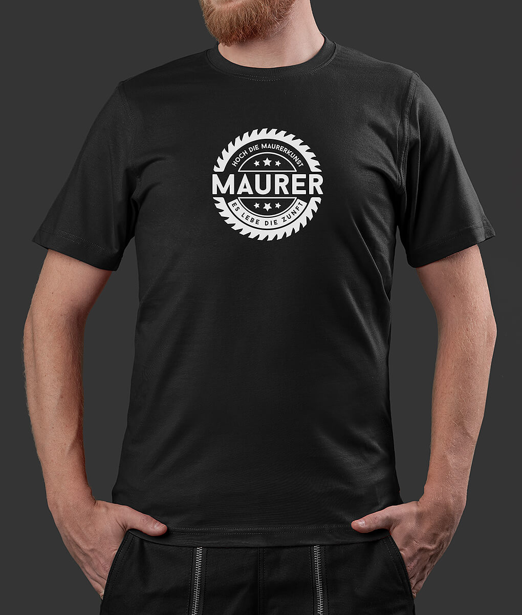 T-Shirt Raphael Maurer Säge Brust