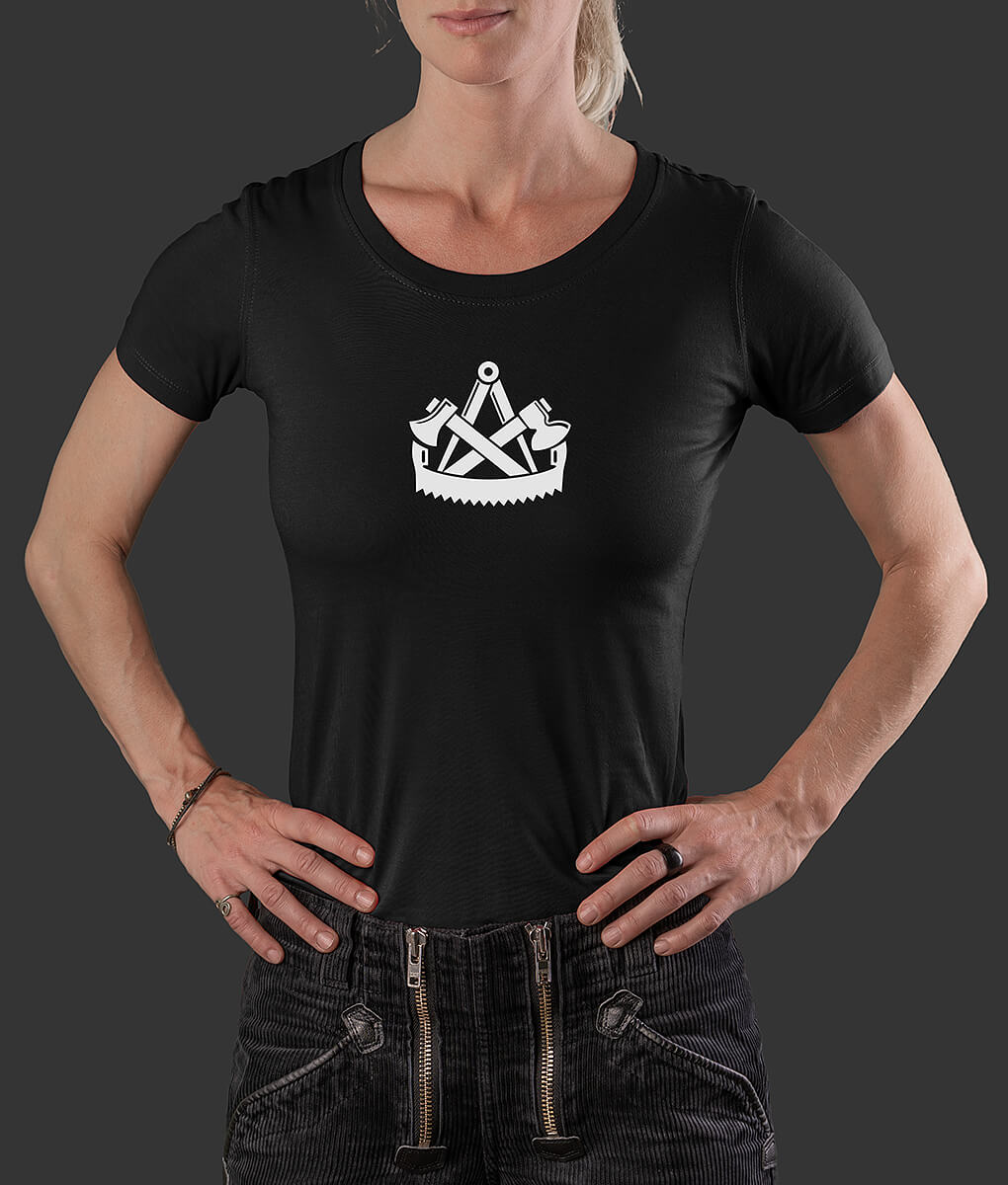 T-Shirt Louisa Zimmermann klassisch Brust